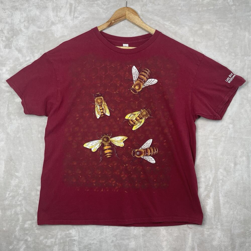 Honey Bee T Shirt Men's Large Ladybird Johnson Wildflower Centre TX Nature